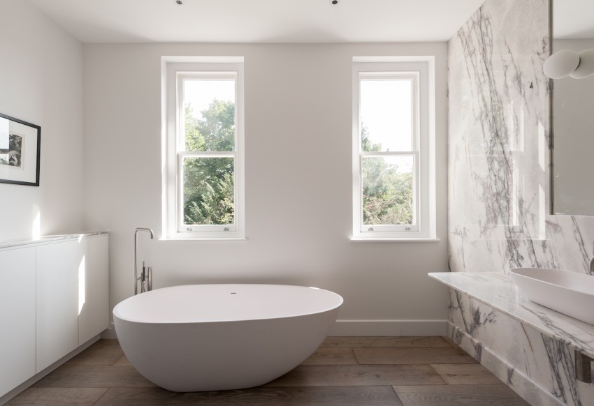 Белая ванная комната: особенности стильного дизайна и современного оформления (120 фото)