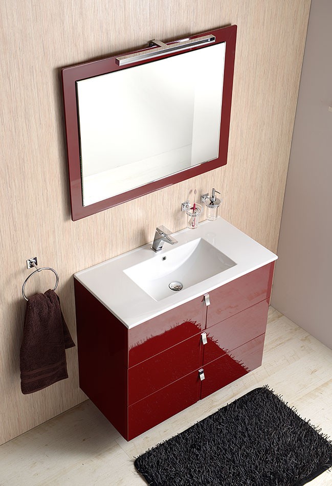 Бордовая ванная - особенности изысканных сочетаний и специфика применения цвета (90 фото)