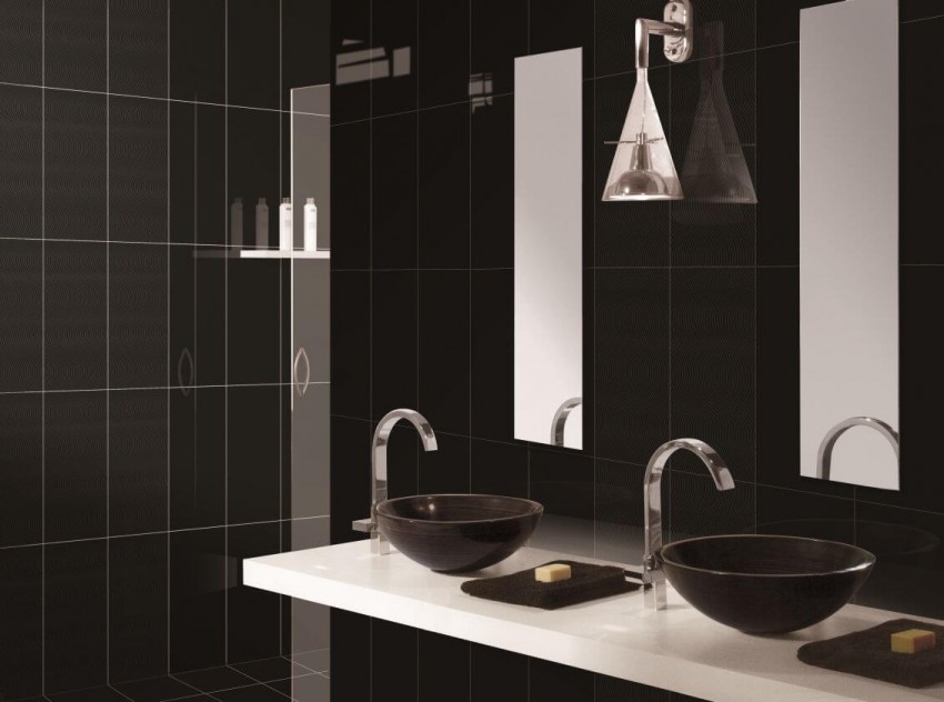 Черная ванная: преимущества и недостатки оригинального оформления ванной комнаты (150 фото)