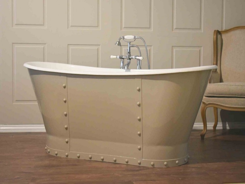Чугунные ванны - современное оформление, варианты использования и подбор форм и размеров (120 фото)