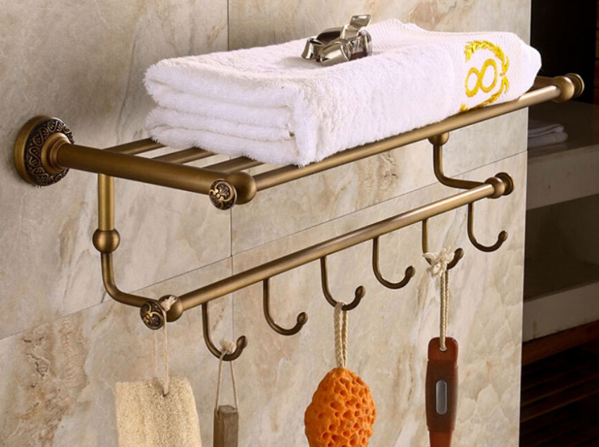 Держатель для полотенец - подбор и установка лучших современных аксессуаров для ванной комнаты (110 фото)