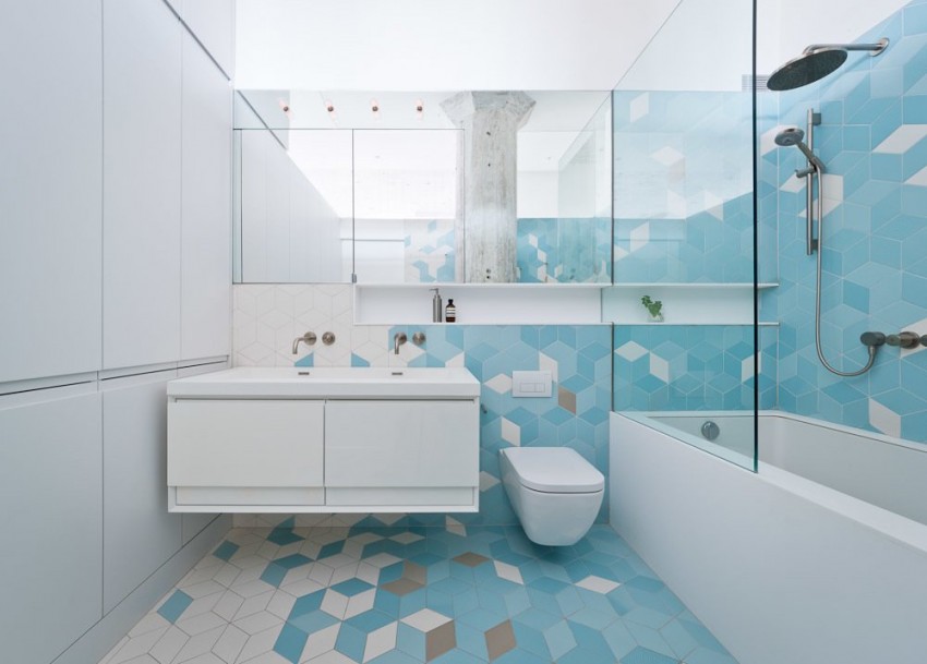 Кафельная плитка для ванной - выбор, обзор особенностей и оптимальных сочетаний (125 фото)