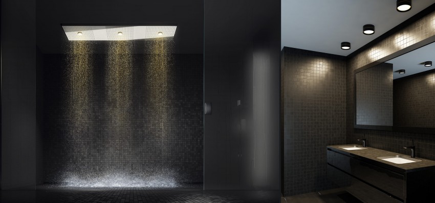 Освещение в ванной - 100 фото секретов мастерства и расчета необходимого светового потока