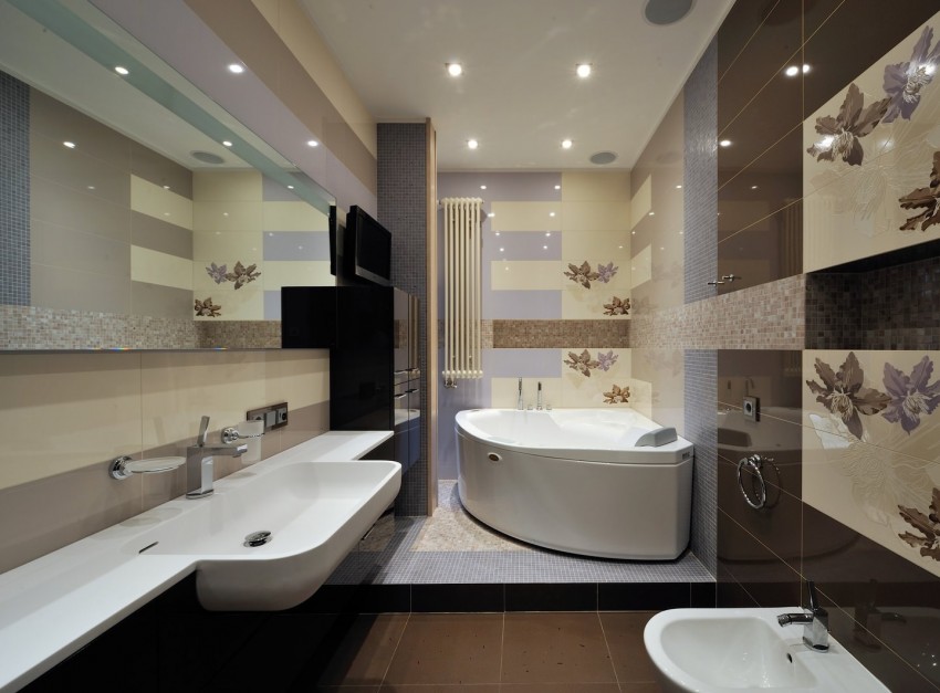 Подсветка в ванной: советы по применению освещения и стильный формат дизайна (100 фото)