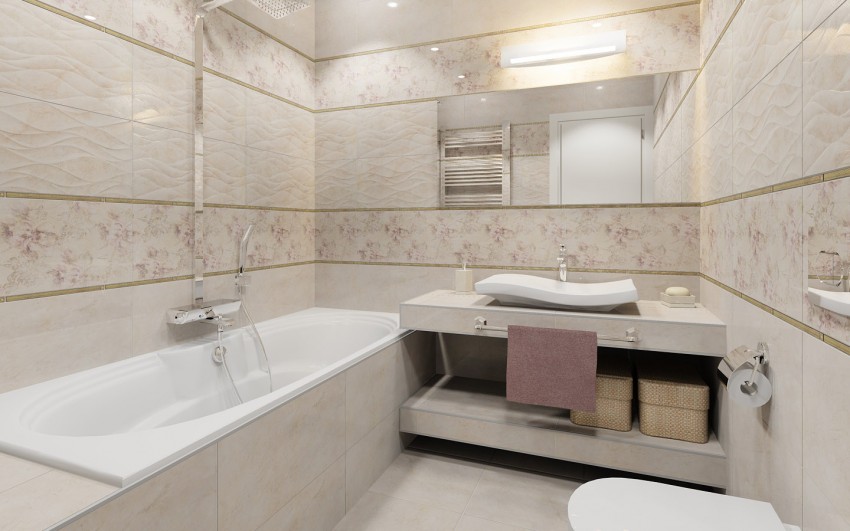 Размеры ванной комнаты - строительные стандарты и подбор оптимального размера (135 фото)