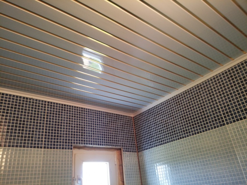 Реечный потолок в ванной: особенности установки, правила монтажных работ и оптимальные сочетания материалов (125 фото)