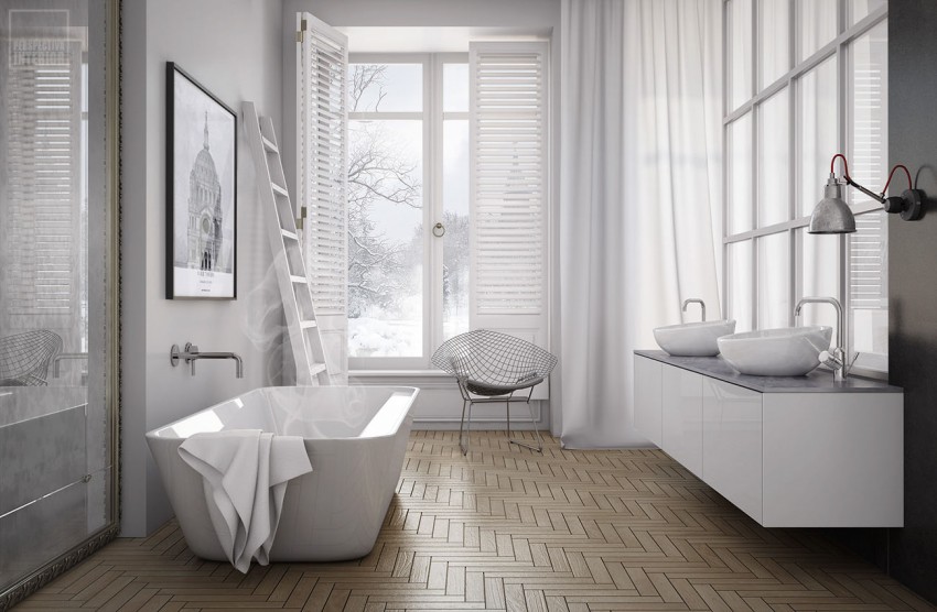 Ванная в скандинавском стиле - простые и доступные правила оформления и идеи интерьера (115 фото)