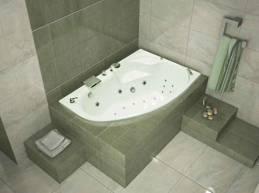 Высота ванной от пола: стандарты, правильная установка и общие советы по размещению (85 фото-идей)
