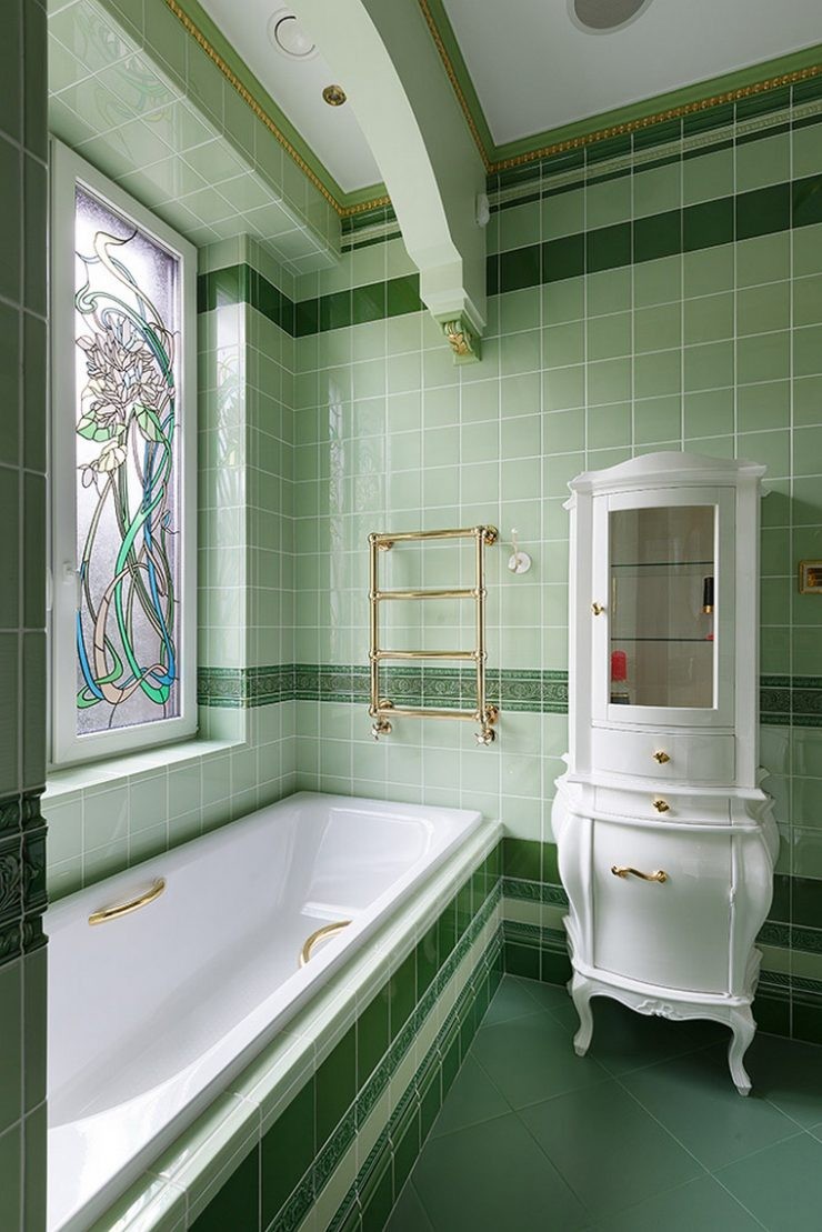Зеленая ванная - 140 фото лучших идей интерьера и оптимальных проектов