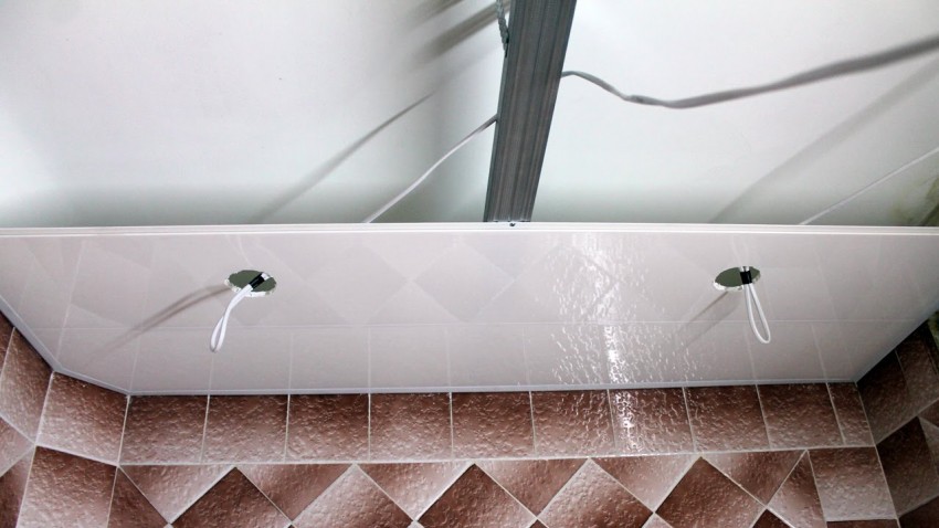 Потолок из гипсокартона в ванной: подготовка поверхностей и монтаж конструкций. 115 фото и инструкции по установке