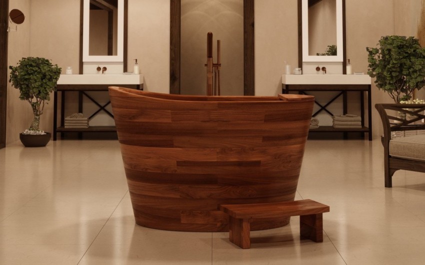 деревянная сидячая ванна