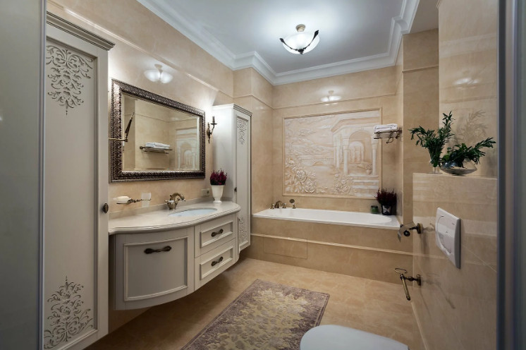 Самые распространенные варианты дизайна ванной комнаты